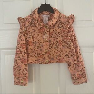 Catherine Malandrino Pink Floral Jacket
